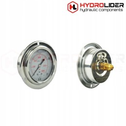 Glic pressure gauge 63mm 0 400bar kt 1 4 hydrolider