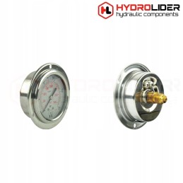 Glic pressure gauge 63mm 0 250bar kt 1 4 hydrolider