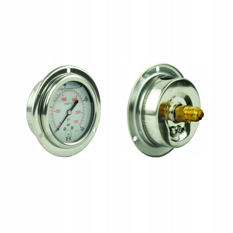 Glic pressure gauge 63mm 0 160bar kt 1 4 hydrolider