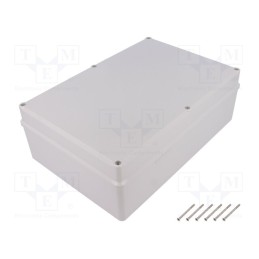 1 pcs x KRADEX - Z95JH TM ABS - Enclosure: multipurpose, X: 190mm, Y: 280mm, Z: 95mm, ABS, grey, IP65