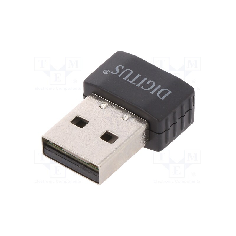 1 pcs x DIGITUS - DN-70565 - PC extension card: WiFi network, USB A plug, USB 2.0, 2.4÷5GHz