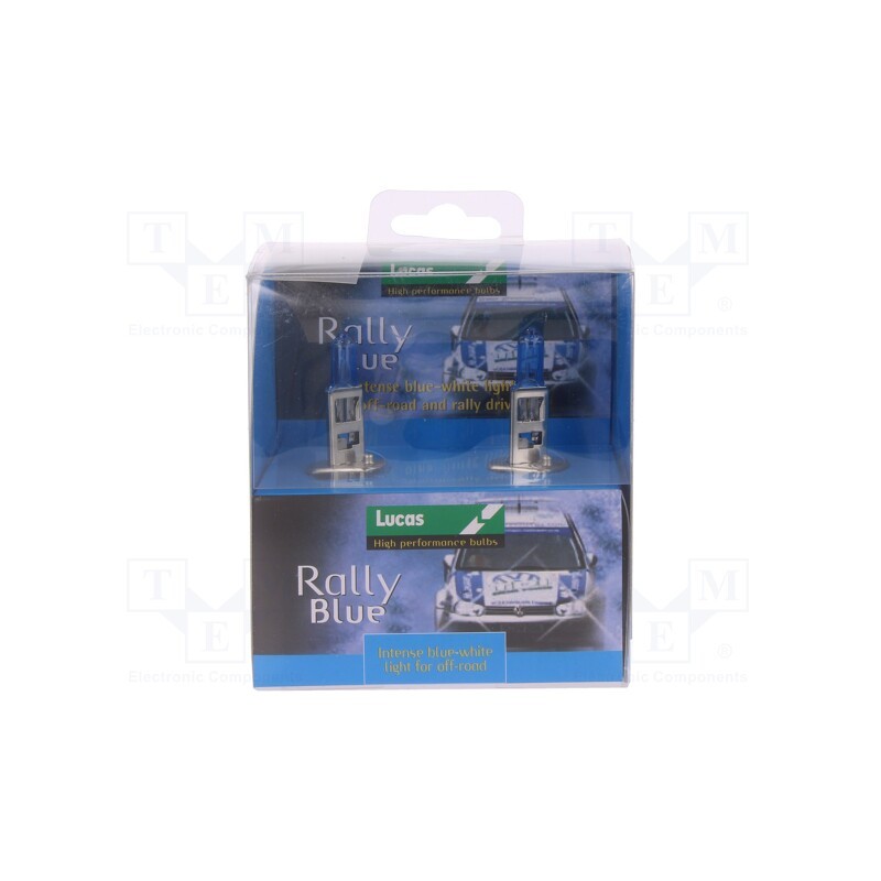 1 pcs x LUCAS - LLX481BLX2 - Filament lamp: automotive, P14,5s, dark blue, 12V, 100W, RALLY