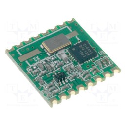 1 pcs x HOPE MICROELECTRONICS - RFM22B-868S2 - Module: RF, FM transceiver, FSK, 868MHz, SPI, -121dBm, 1.8÷3.6VDC