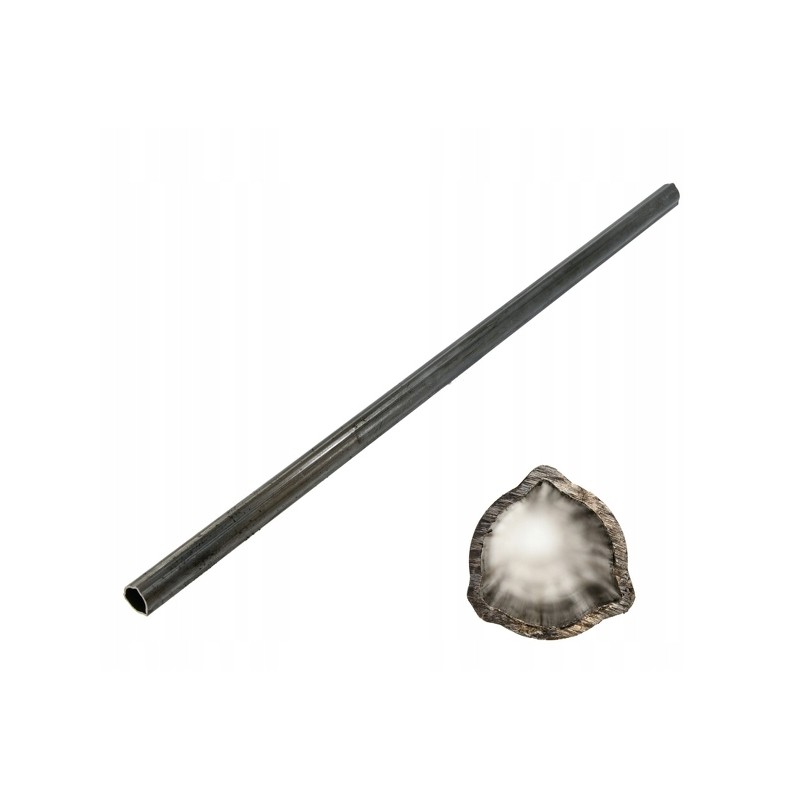 External triangular pipe 33x2 6mm length 100cm x