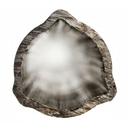 External triangular pipe 33x2 6mm length 100cm x