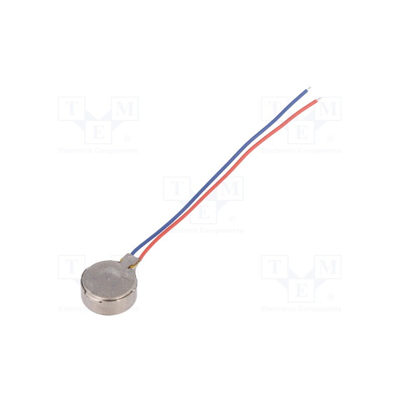 1 pcs x POLOLU - POLOLU-1637 - Motor: DC, vibration, 2.4÷3.5VDC, 120mA, 8x3.4mm, 14500rpm
