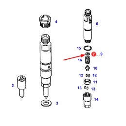 F926202710280 injector washer 1 40mm