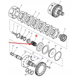3582893m2 clutch spring