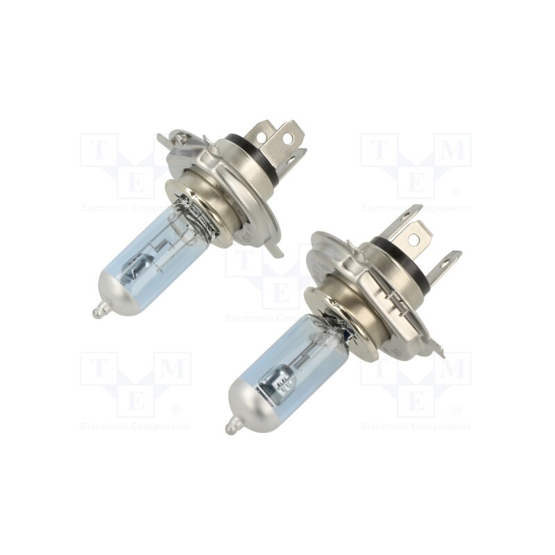 1 pcs x LUCAS - LLX472BLUX2 - Filament lamp: automotive, P43t, white-blue, 12V, 60/55W, BLUE50