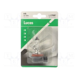 1 pcs x LUCAS - LLB708P - Filament lamp: automotive, PGJ19-1, transparent, 12V, 35W, LLB
