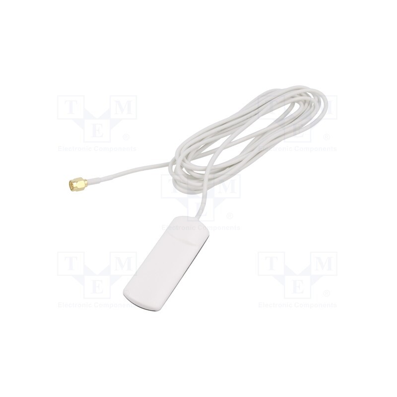 1 pcs x 2J - 2J5515PW-300LL100W-C20GWST_CU010375 - Antenna, ISM,LoRa,RF,SIGFOX,ZigBee, 2.8dBi,3.3dBi, 71x25x7mm