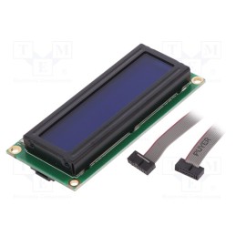 1 pcs x DFROBOT - DFR0063 - Display: LCD, 16x2, blue, 80x36mm, LED, Interface: I2C, 5VDC