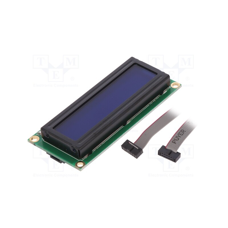 1 pcs x DFROBOT - DFR0063 - Display: LCD, 16x2, blue, 80x36mm, LED, Interface: I2C, 5VDC