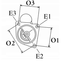 Starter hc cargo case fendt 111332 12v 2 7kw