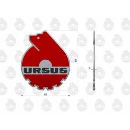Ursus sticker, original, convex 3D emblem