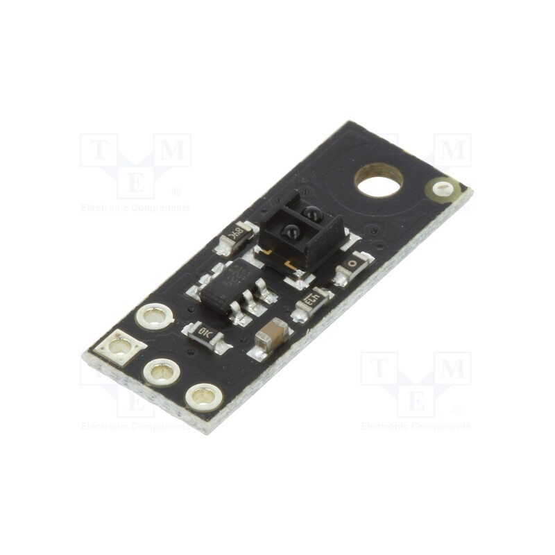 1 pcs x POLOLU - QTRX-MD-01A REFLECTANCE SENSOR - Sensor: distance, reflective, 2.9÷5.5VDC, analog, Ch: 1, 7.5x20mm