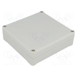 1 pcs x BOPLA - 63213000 - Enclosure: multipurpose, X: 120mm, Y: 122mm, Z: 37mm, EUROMAS II, ABS