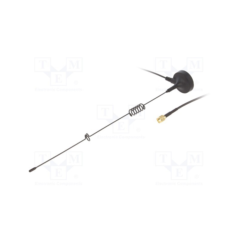 1 pcs x SR PASSIVES - GSM-ANT024 - Antenna, GSM, 5dBi, vertical, magnet, 50Ω, 824÷960MHz,1710÷2700MHz
