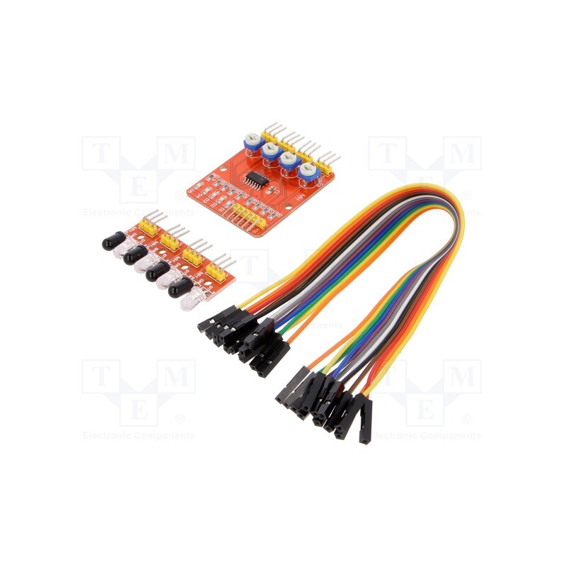 1 pcs x OKYSTAR - OKY3518 - Sensor: distance, reflective, 5VDC, Ch: 4, 42x38mm