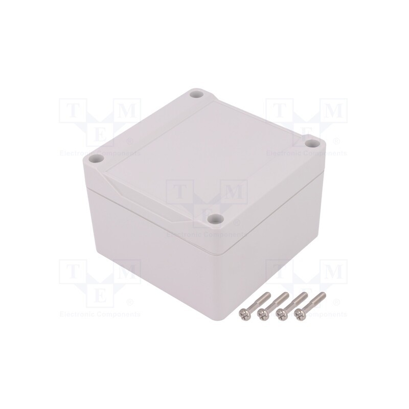 1 pcs x HAMMOND - 1555E2GY - Enclosure: multipurpose, X: 90mm, Y: 90mm, Z: 60mm, 1555, grey