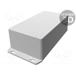 1 pcs x HAMMOND - 1590PFL - Enclosure: multipurpose, X: 82mm, Y: 152mm, Z: 50mm, 1590, aluminium