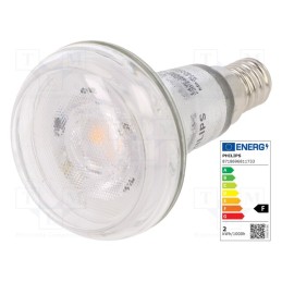 1 pcs x PHILIPS - 8718696811733 - LED lamp, warm white, E14, 230VAC, 105lm, P: 1.4W, 36°, 2700K