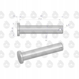 Hanger pin mf3 mf4 original ursus 376399x1u