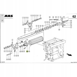 Claas jaguar intake roller hub 09844490