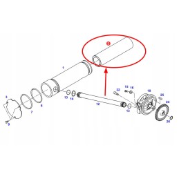 F916100490010 agco hydraulic oil filter