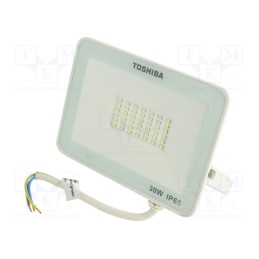 1 pcs x TOSHIBA LED LIGHTING - DELL-FLC4030C5A021 - Lamp: LED flood light, 230VAC, 30W, cool white, 120°, 6500K, IP65