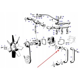 74706060 radiator hose
