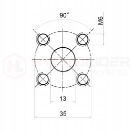 Pump connection 3 8 35mm hydrolider type