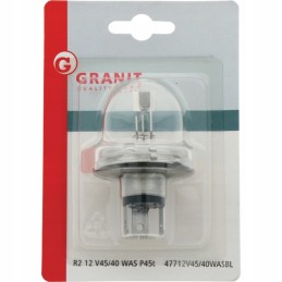Spherical bulb r2 12v 45 40w p45t was granite