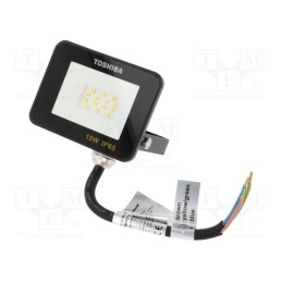 1 pcs x TOSHIBA LED LIGHTING - DELL-FL44010C5A011 - Lamp: LED flood light, 230VAC, 10W, neutral white, 120°, 4000K