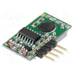 1 pcs x HOPE MICROELECTRONICS - HM-R868 - Module: RF, FM receiver, FSK, 868MHz, -98dBm, 2.5÷5VDC