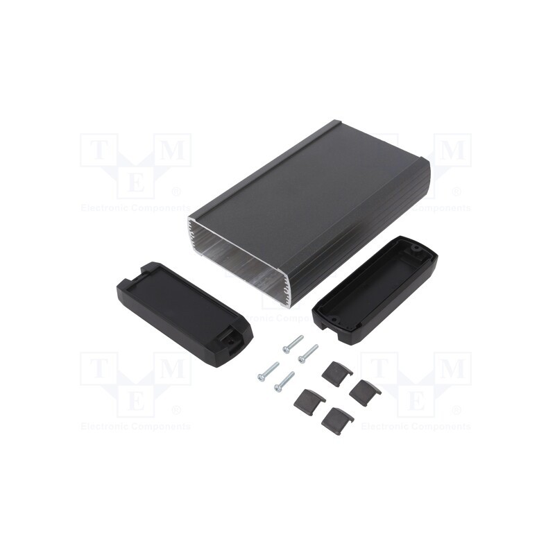 1 pcs x RETEX - P31150204 -AS - Enclosure: with panel, 50, X: 102mm, Y: 190mm, Z: 37mm, aluminium