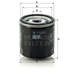 Mann mini oil filter mini r50 r53