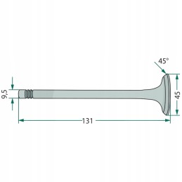 Suction valve 1 groove 38012061 granite