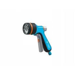 Spray gun with 7 functions, front tege trigger