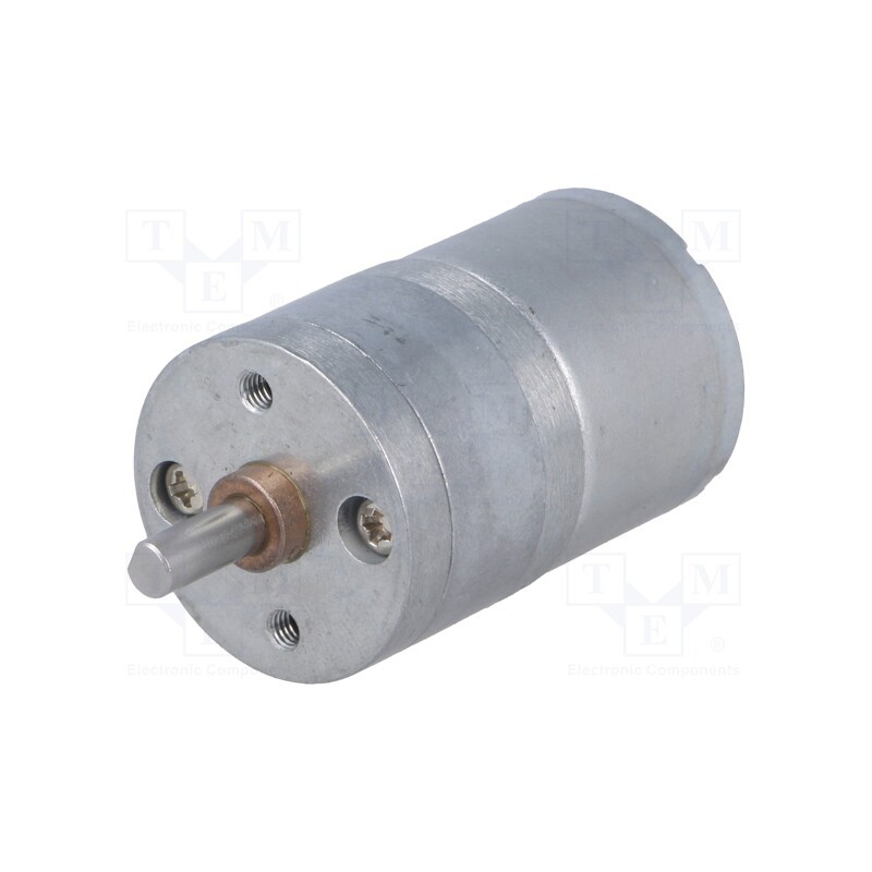 1 pcs x DFROBOT - FIT0495-I - Motor: DC, with gearbox, 2÷7.5VDC, 600mA, Shaft: D spring, 357rpm