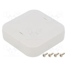 1 pcs x TAKACHI - WP8-8-2G - Enclosure: multipurpose, X: 75mm, Y: 75mm, Z: 22mm, WP, ASA, IP67