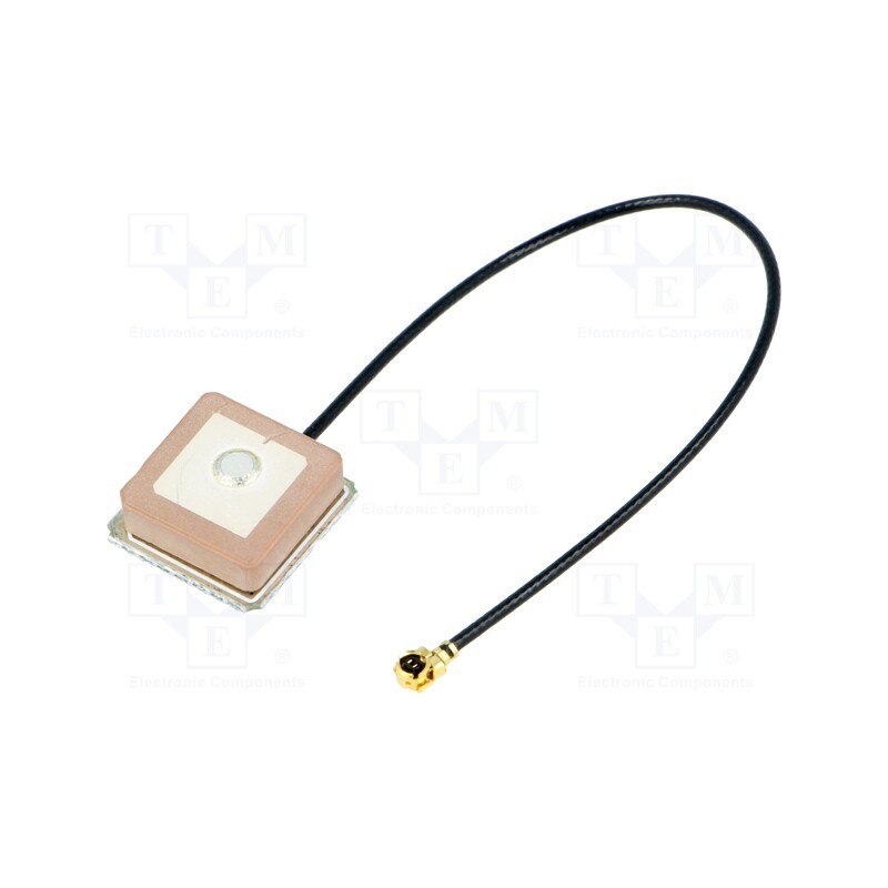 1 pcs x SR PASSIVES - GPS-ANT045 - Antenna, GPS, 0dBi, RHCP, for building in, 50Ω, 15x15x6.5mm