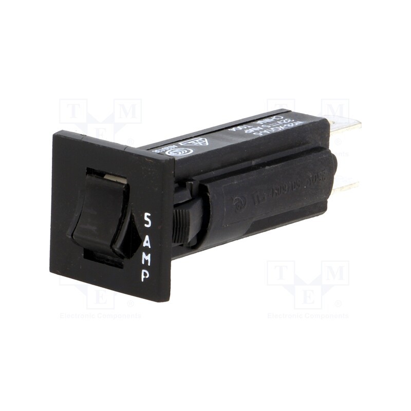 1 pcs x TE Connectivity - 3-1393250-8 - Circuit breaker, Urated: 250VAC, 32VDC, 5A, SPST-NC, Poles: 1, Ø16mm