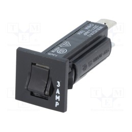 1 pcs x TE Connectivity - 3-1393250-4 - Circuit breaker, Urated: 250VAC, 32VDC, 3A, SPST-NC, Poles: 1, Ø16mm