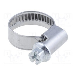 1 pcs x LAPP - 52003140 - Worm gear clamp, 12÷20mm, steel, Plating: zinc