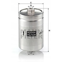 Mann fuel filter audi allroad 4bh c5