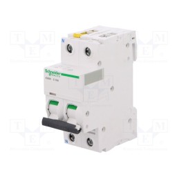 1 pcs x SCHNEIDER ELECTRIC - A9F04616 - Circuit breaker, 400VAC, Inom: 16A, Poles: 1+N, Charact: C, 6kA, IP20