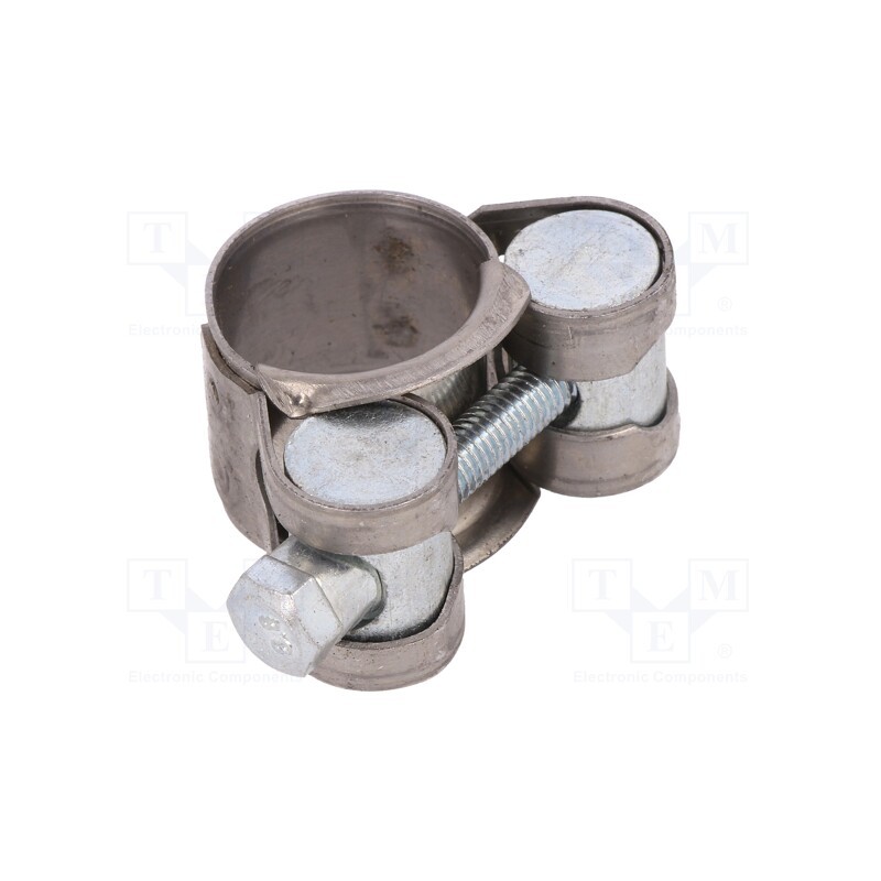 1 pcs x MPC INDUSTRIES - S2017 - T-bolt clamp, W: 18mm, Clamping: 17÷19mm, chrome steel AISI 430, S