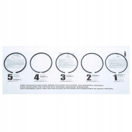 Piston rings set utb q108 3cr 3 3 6cr 6