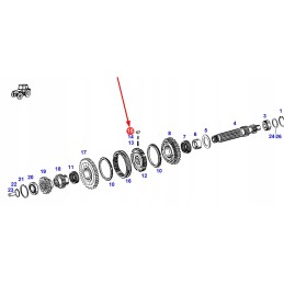 3404019r1 gearbox synchronizer pin